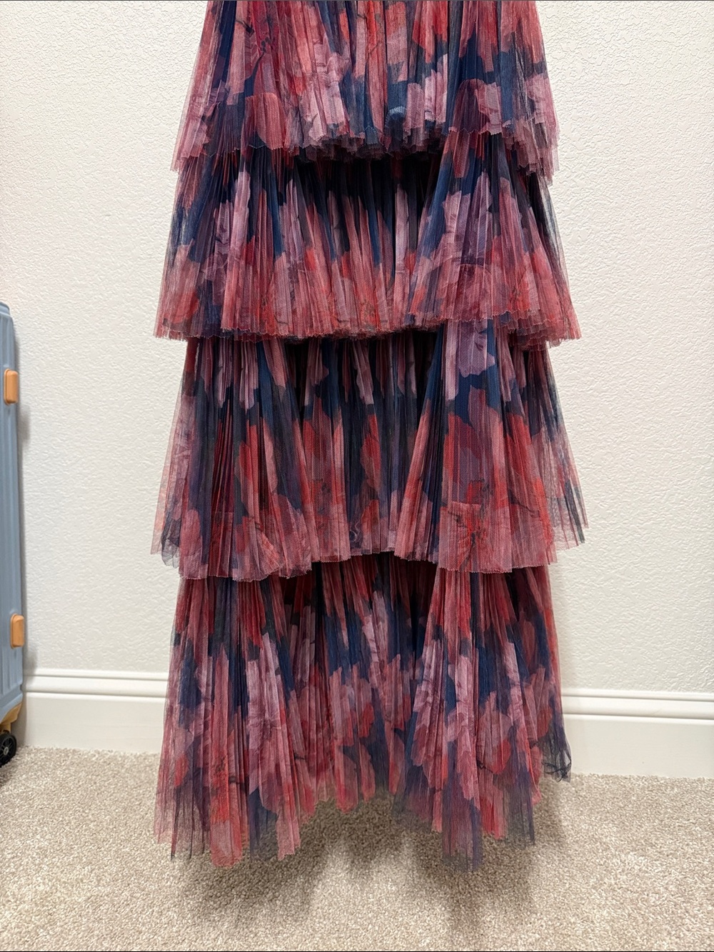 Hutch Tulle Printed Maxi Dress - Picture 6 of 10